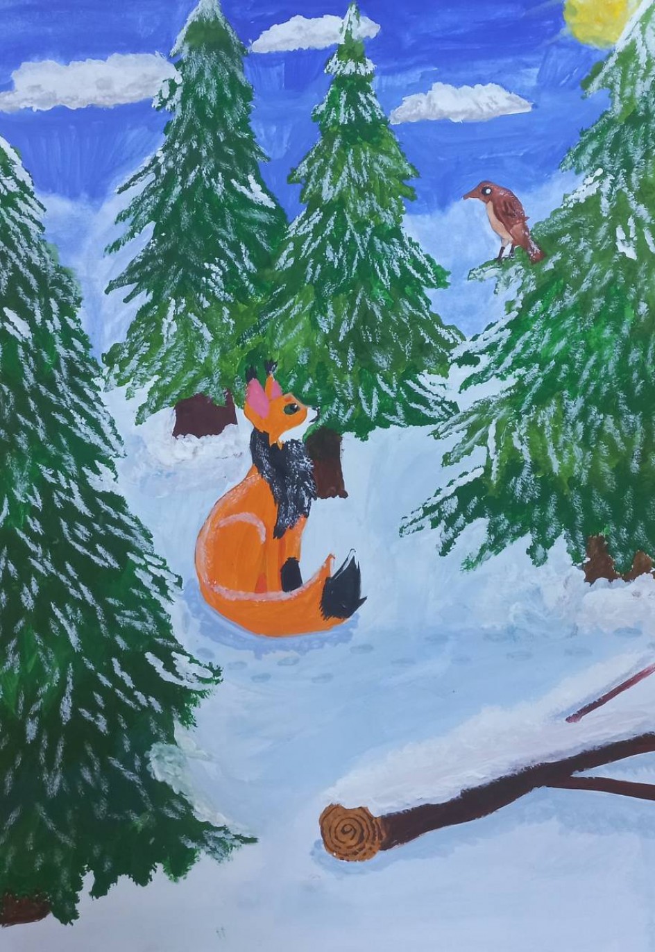 Зимняя охотница