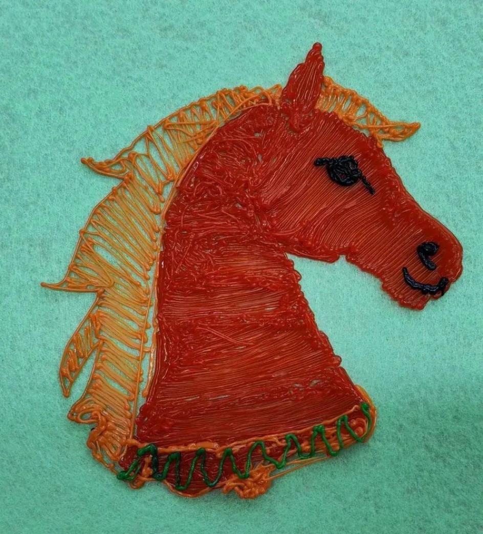 Портрет лошадки.