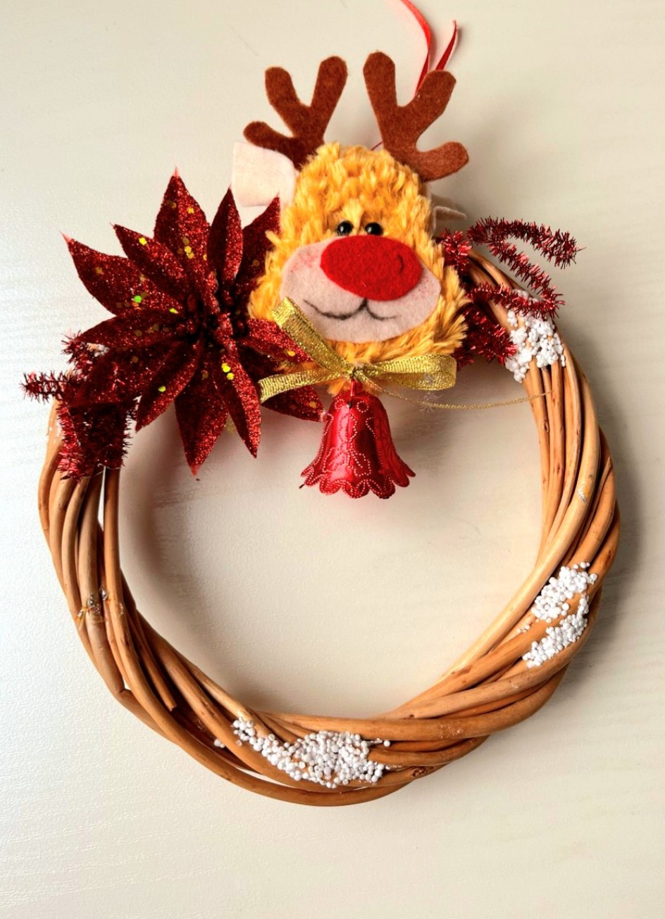 Декоративный венок "Олененок"