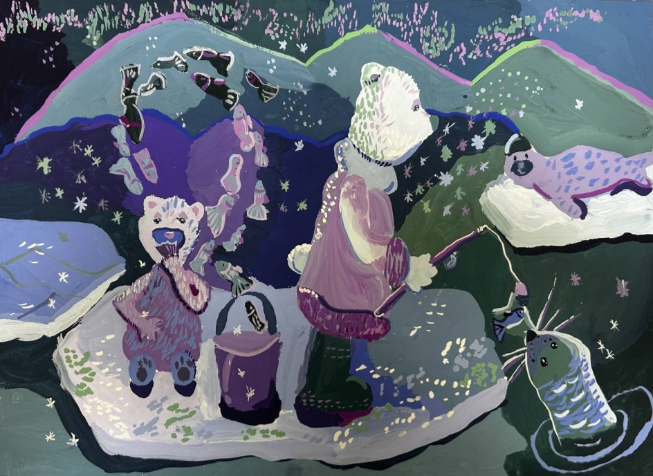 Зимние будни медведей на Севере