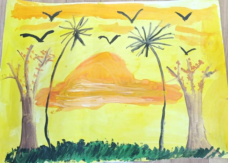 Закат над островом