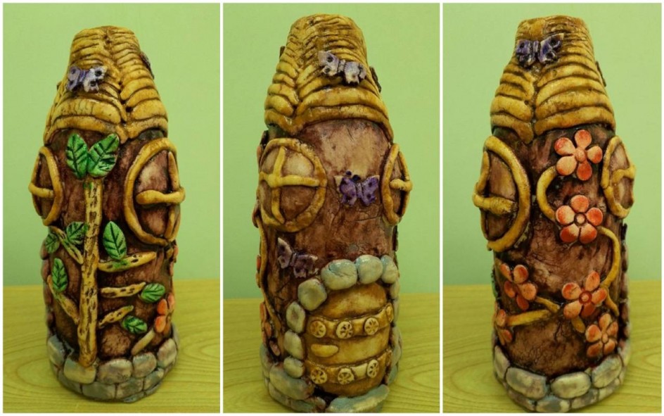 Ваза для сухих цветов «Сказочный домик»