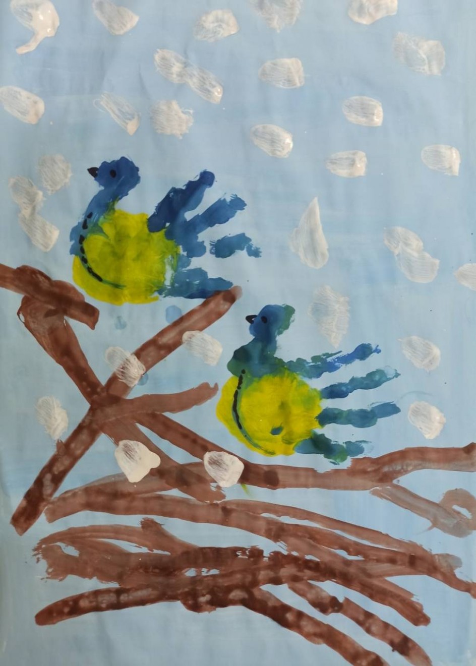 Синички на веточках