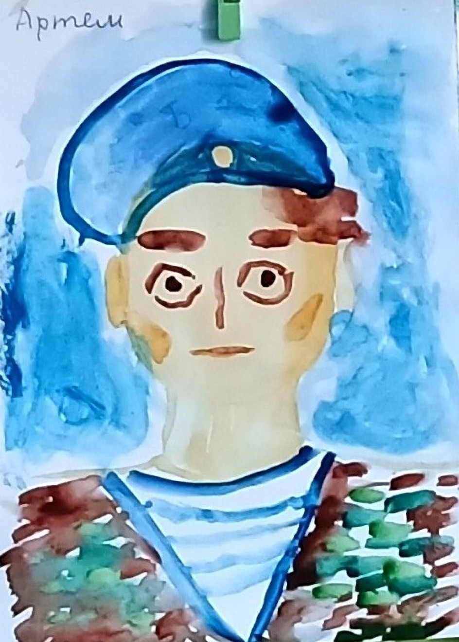 Портрет героя - Десантник