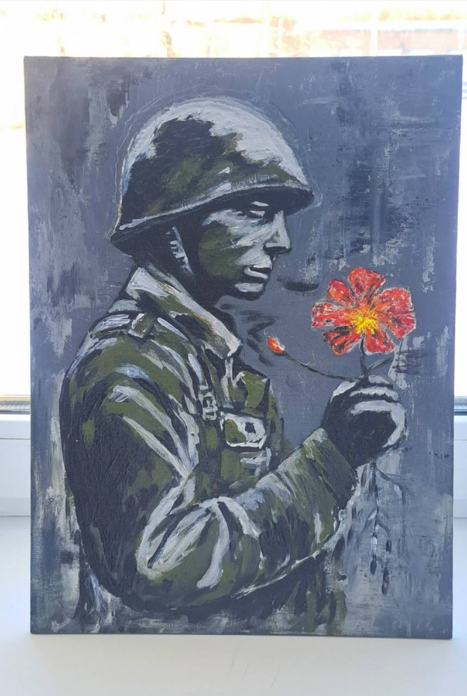 "Воин и цветок"