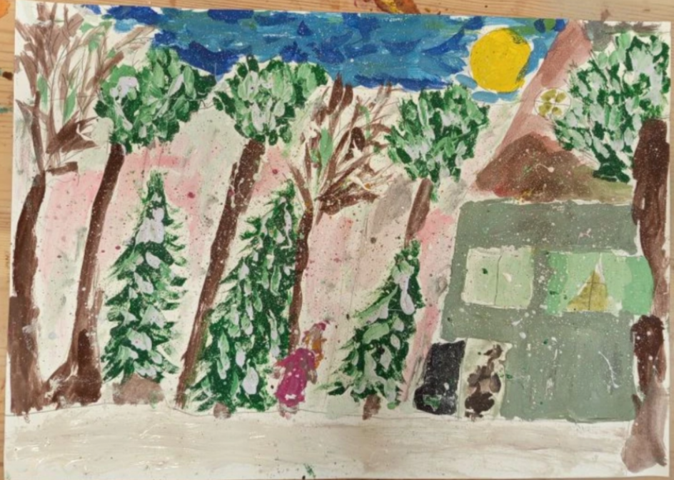 Снежная красота