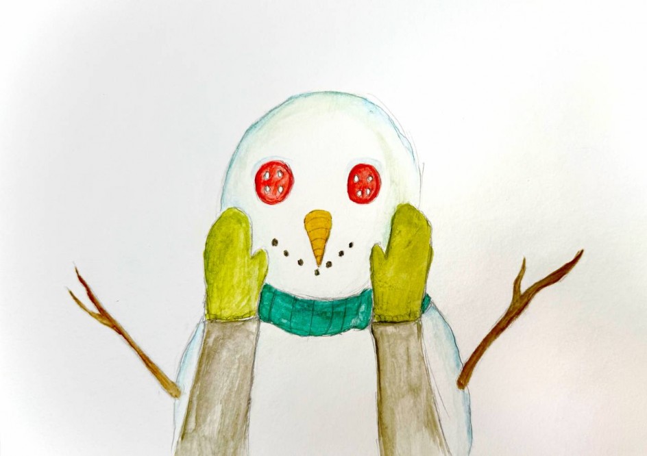 Поддержка друга Снеговичка