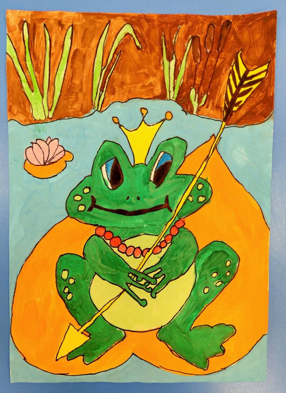 Рисунок "Царевна - Лягушка"