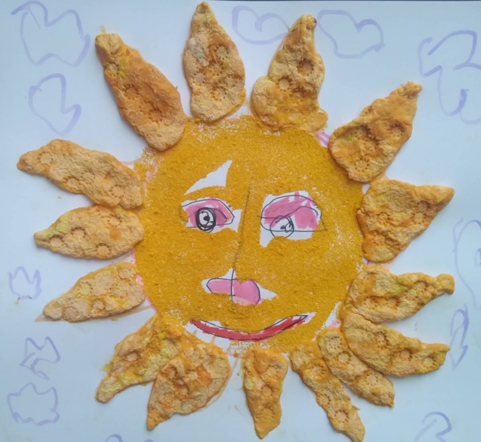 Панно "Весеннее солнышко"