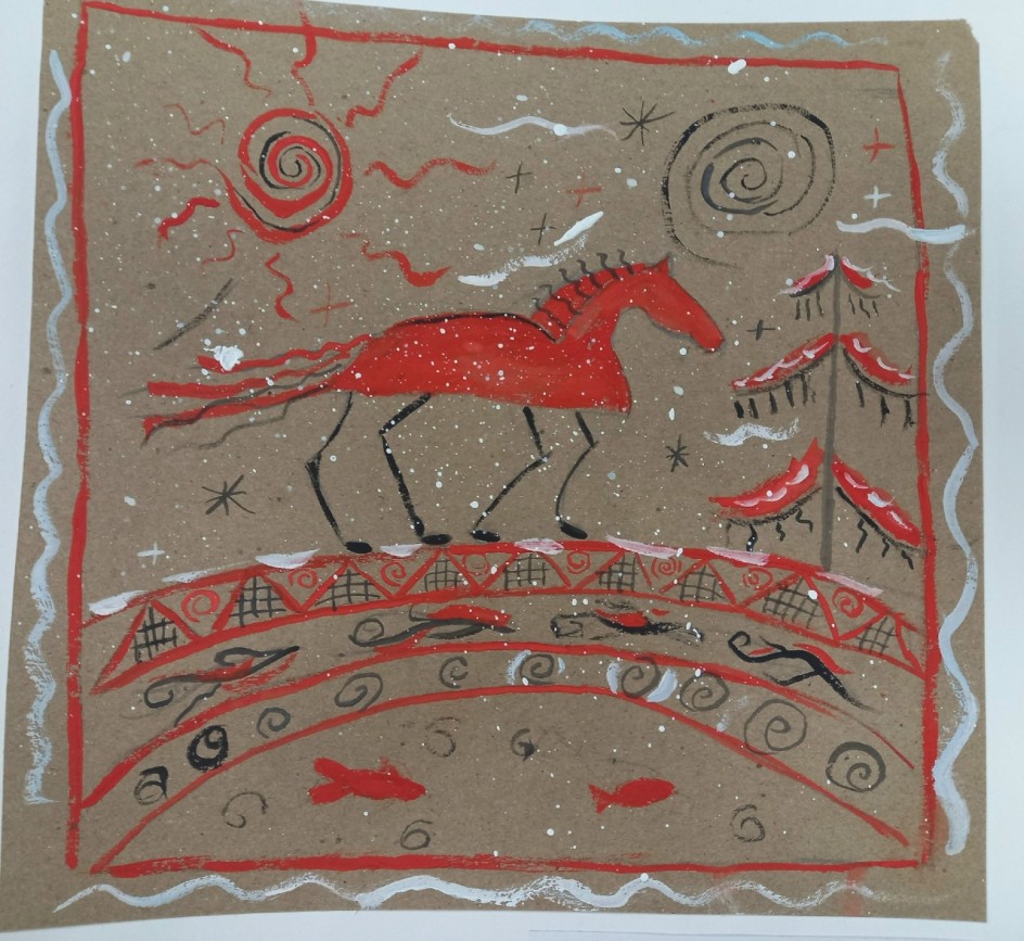 Мезенская лошадка