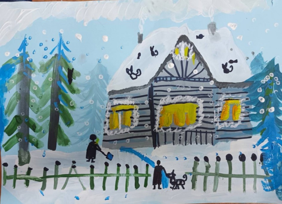 "Домик в снегу"