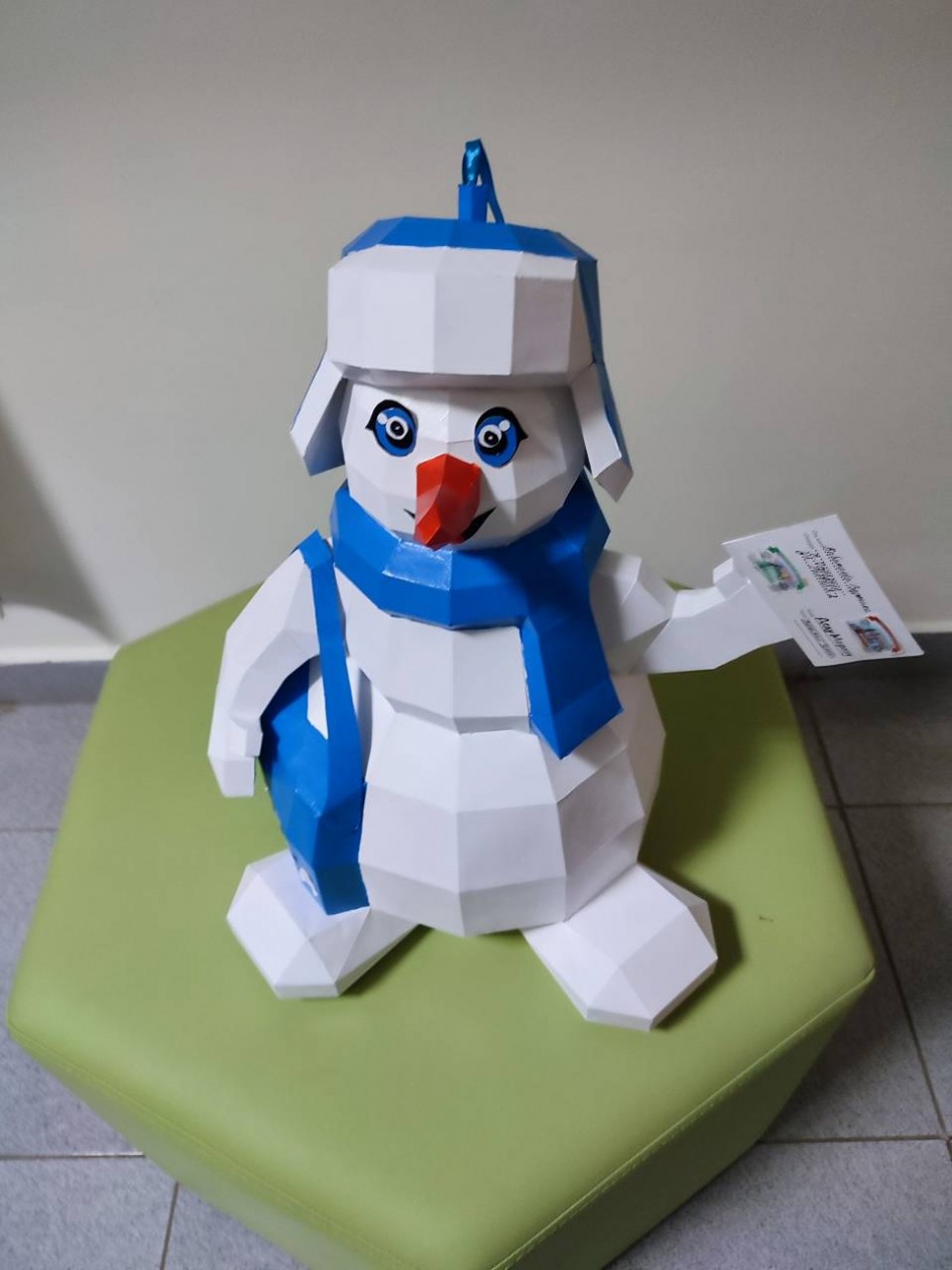 " Снеговик- почтовик "