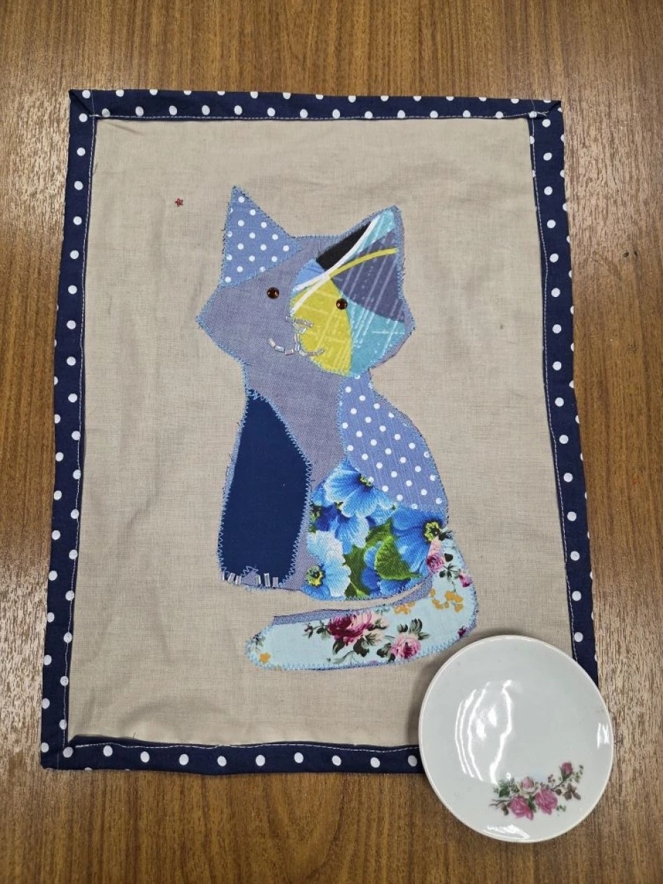 Лоскутный коврик