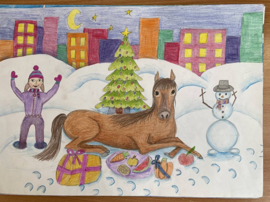 Угощайся, Лошадка!