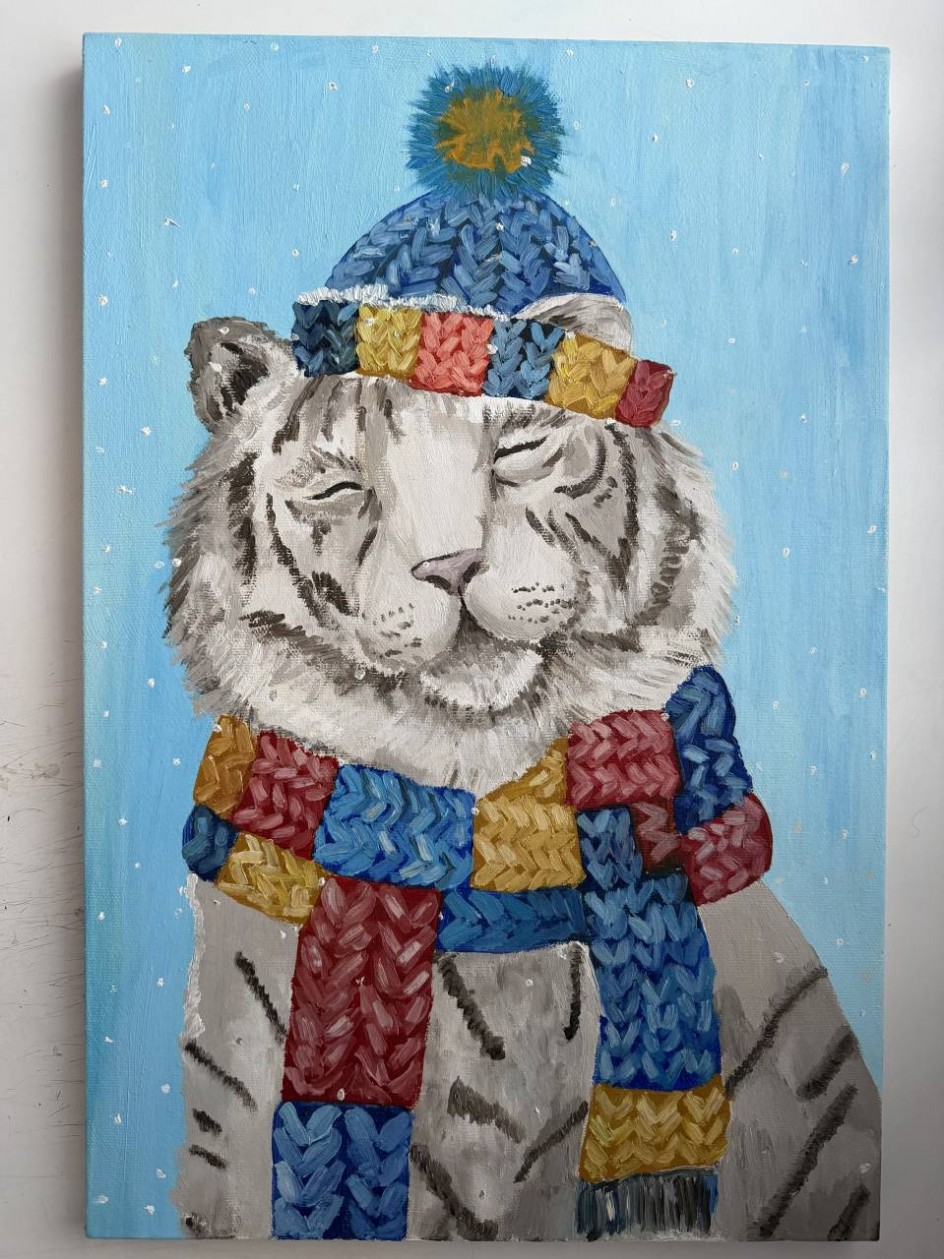 Зимний тигренок