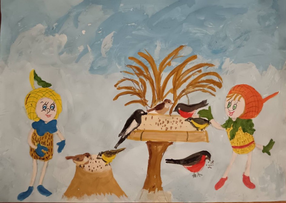 "Покормите птиц зимой"