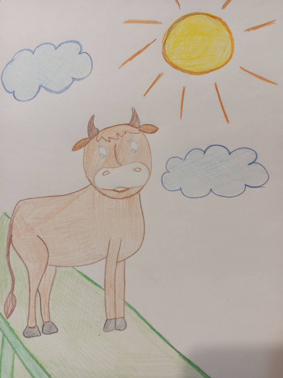 Идет бычок качается