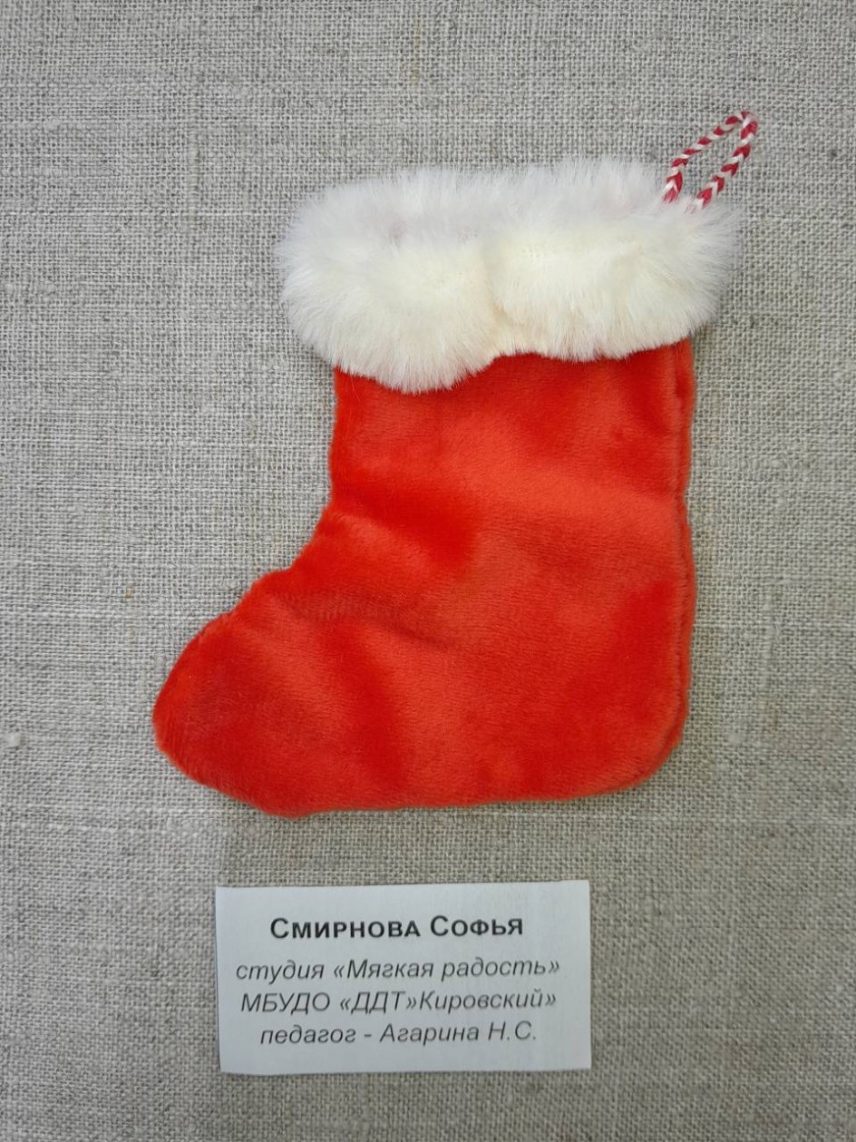 Новогодний сапожок