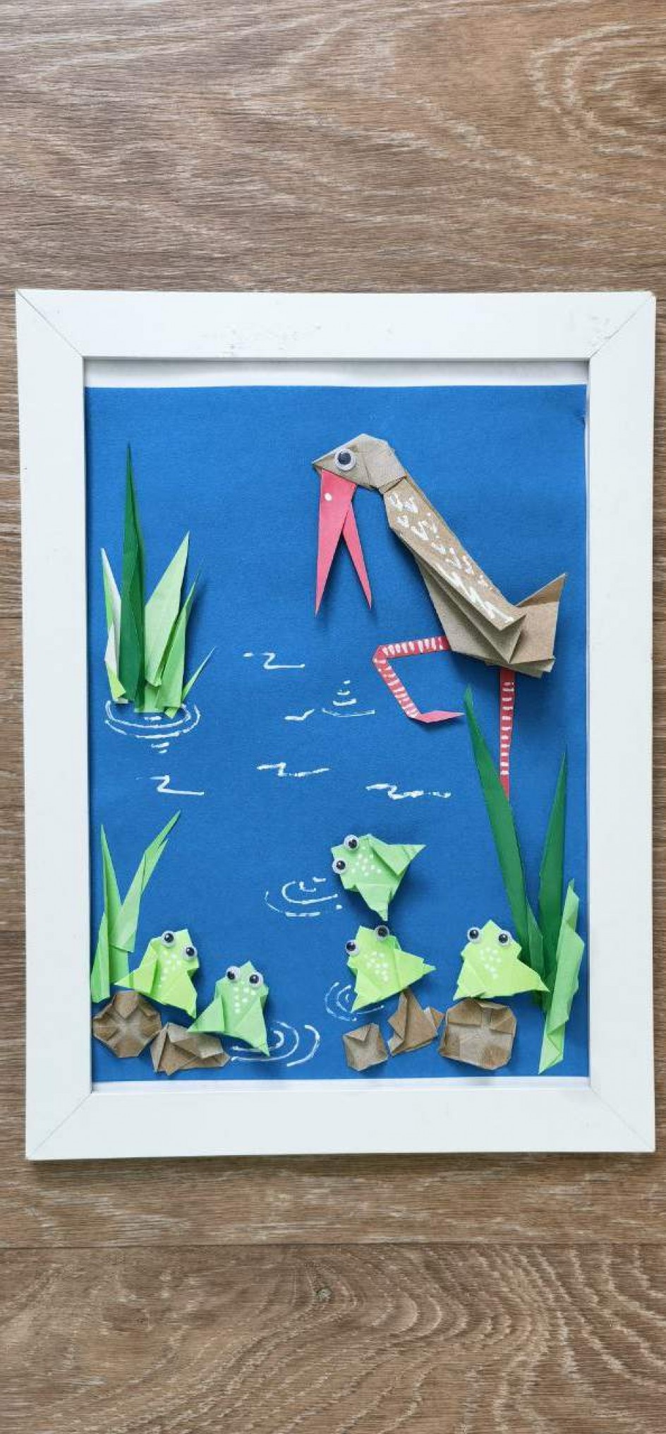 Цапля на охоте