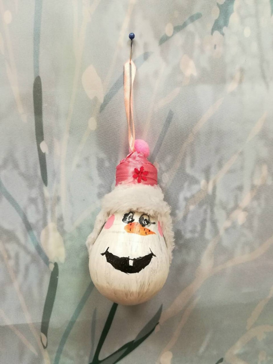 Игрушка на ёлку "Снеговик"