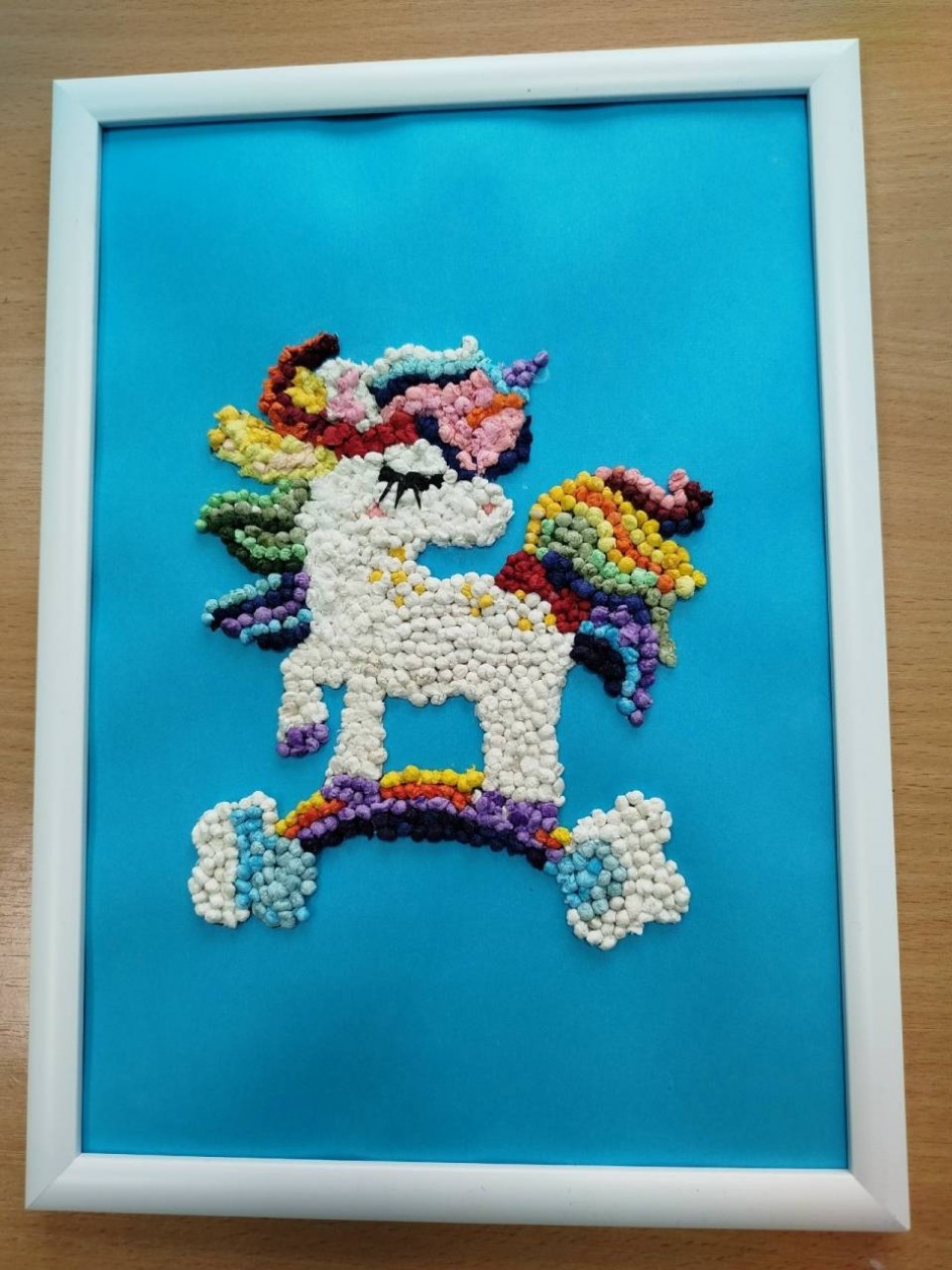 Панно "Радужный единорог"