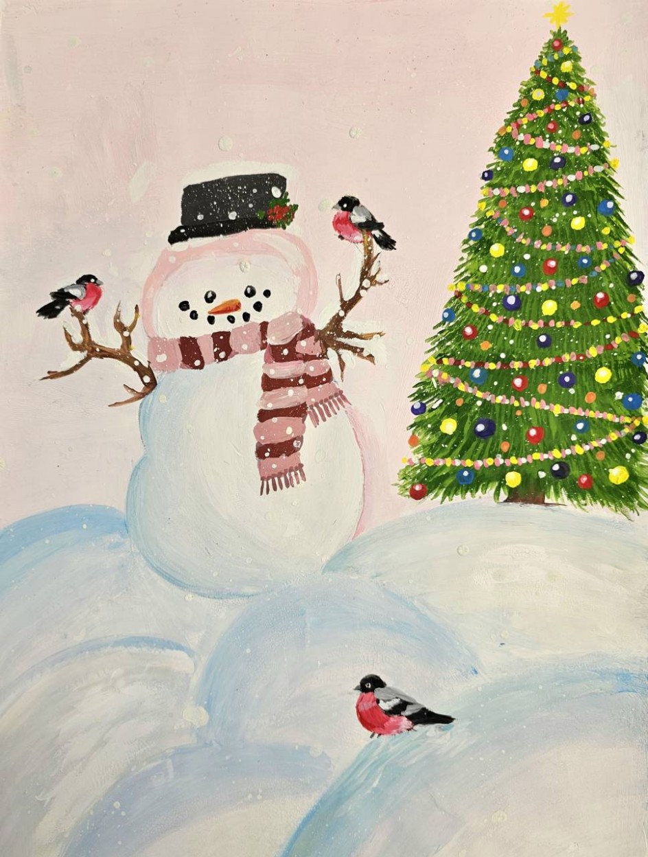 "У новогодней ели"