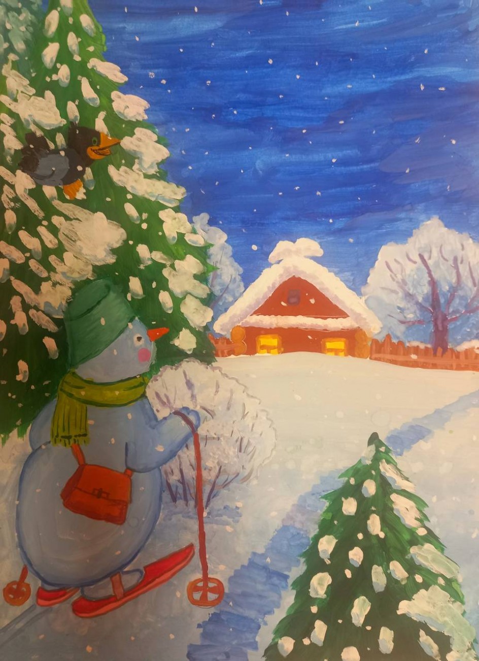 Снеговик - почтовик