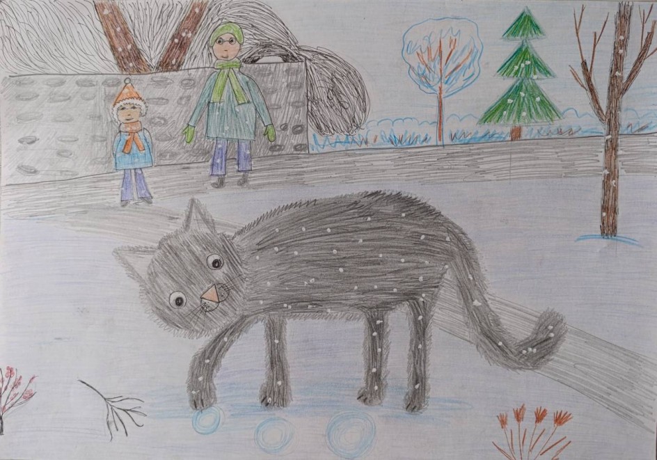 На зимней прогулке