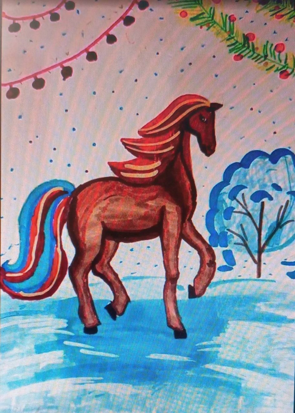 Узоры года Лошади