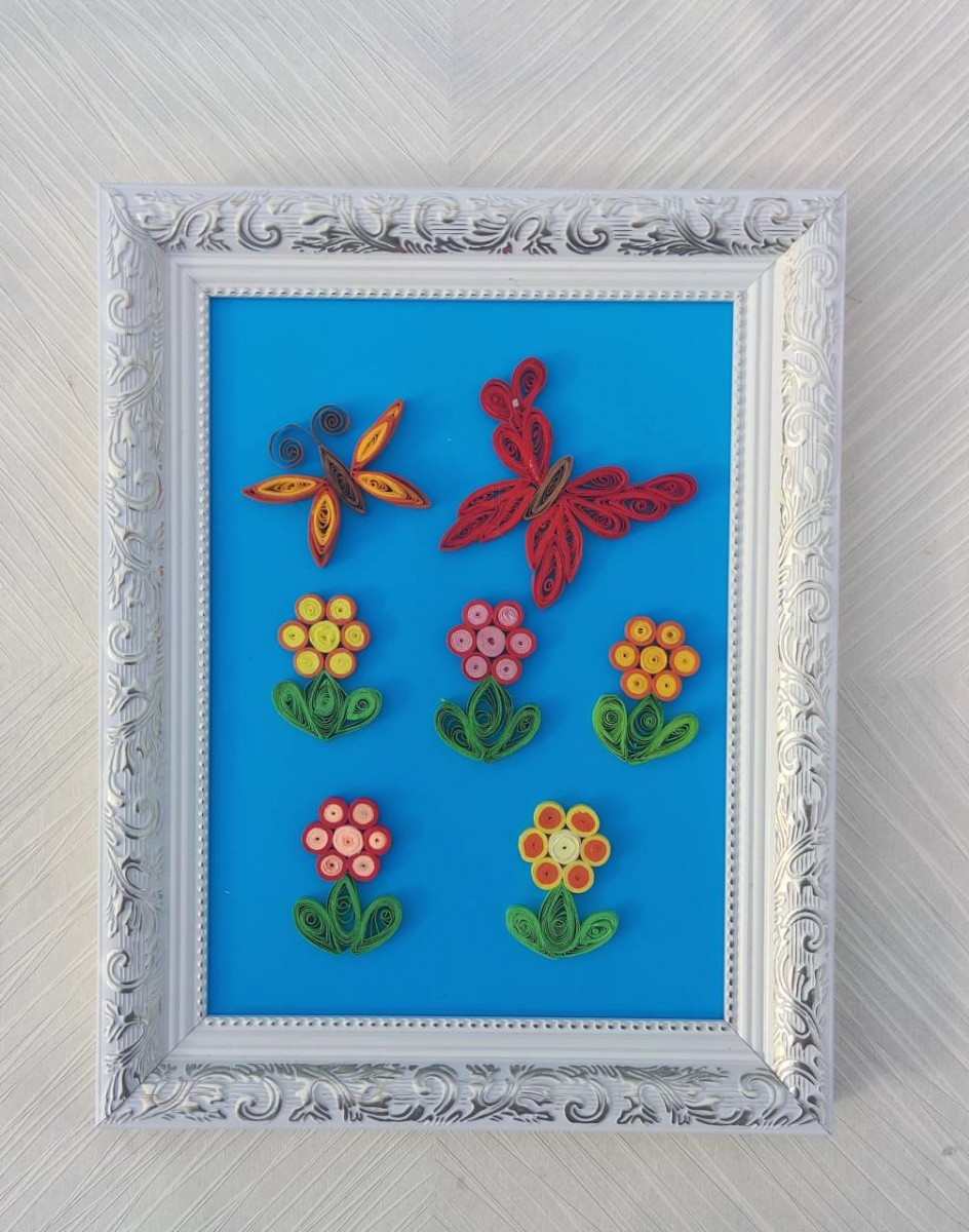 Цветы и бабочки