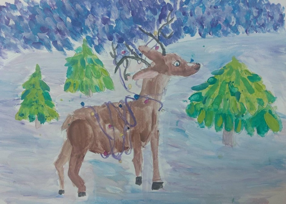 Красавец -олень