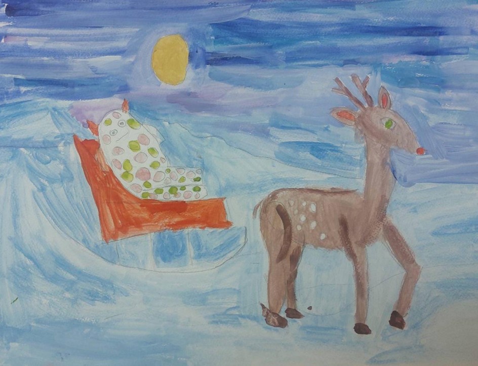 Васька едет в гости