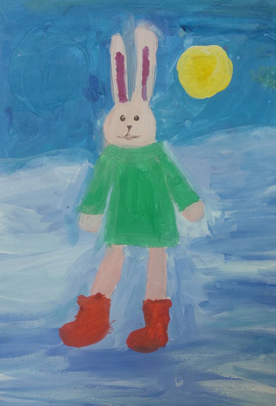 Зайка в свитере