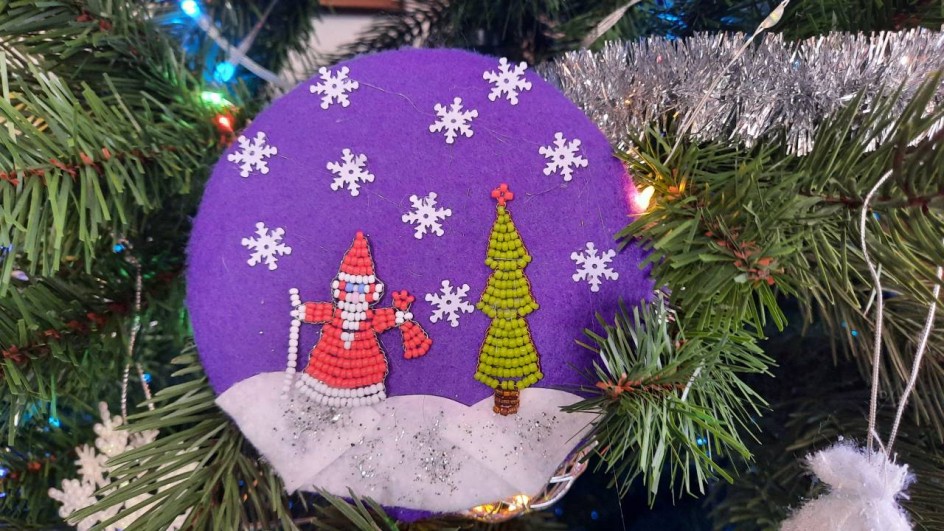 Дед мороз и елка