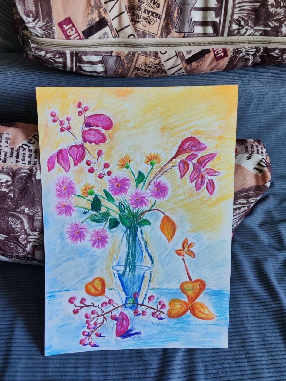 Ваза с цветами