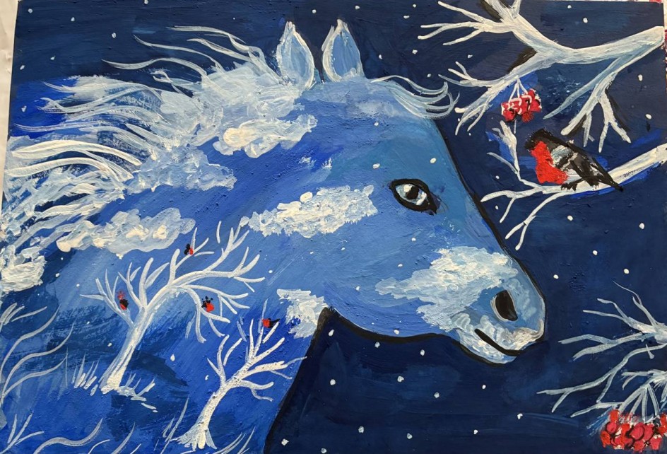 Лошадь-зима