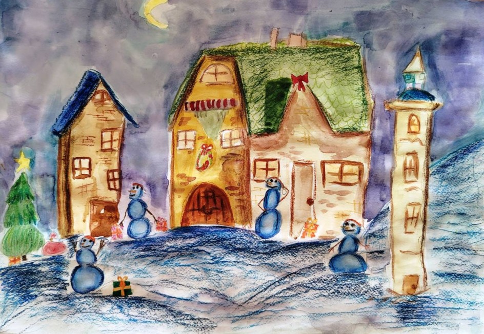 "Новогодние помощники."