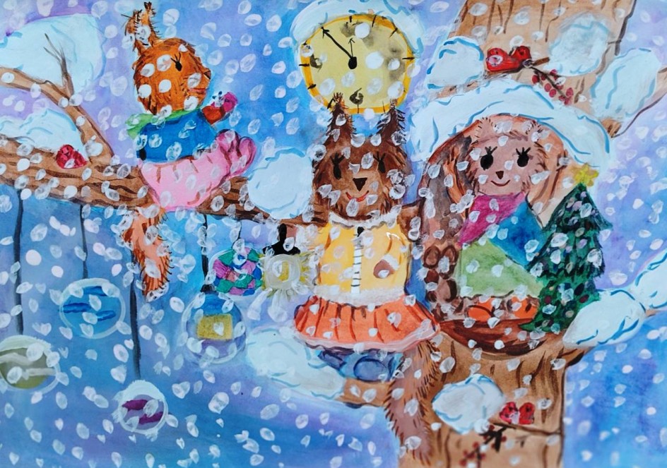 В гостых на Новый год