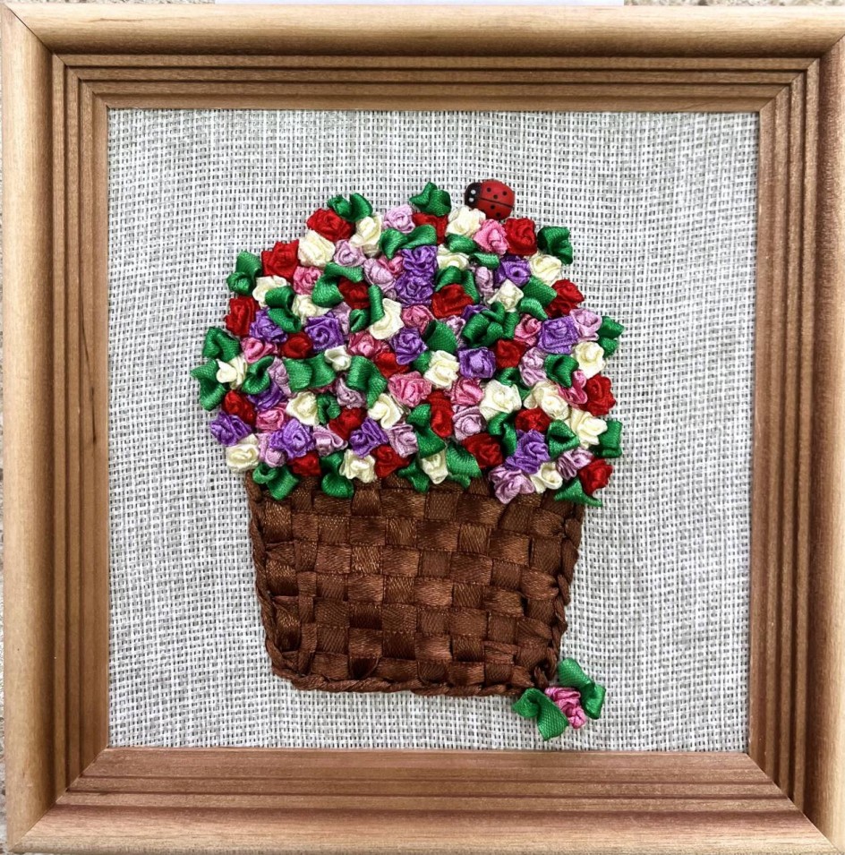 Корзина роз.