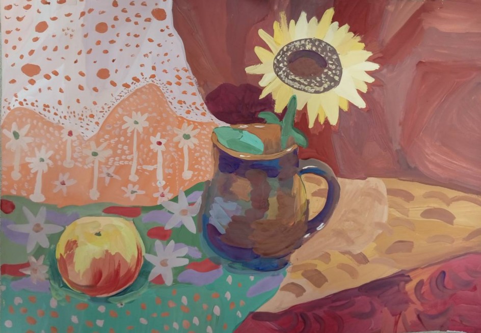 "Натюрморт с подсолнухом"