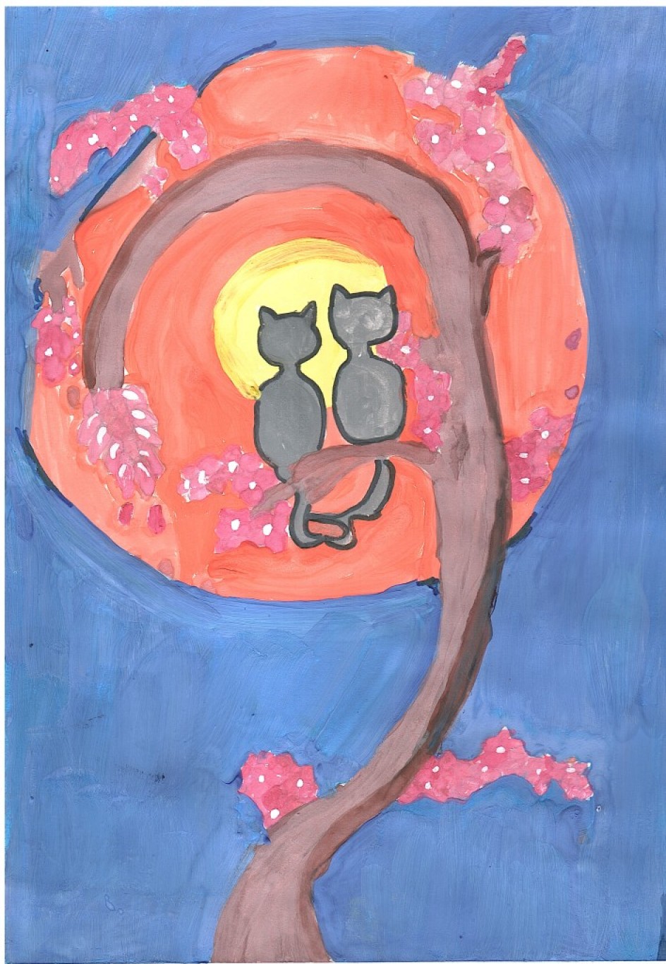 "Закат на дереве"