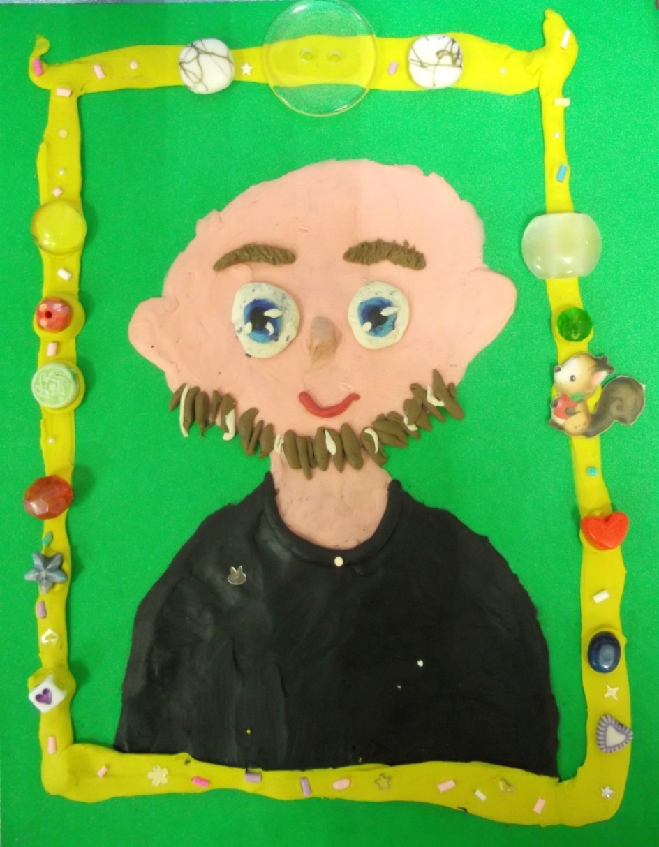 "Мой папа, мой защитник!"