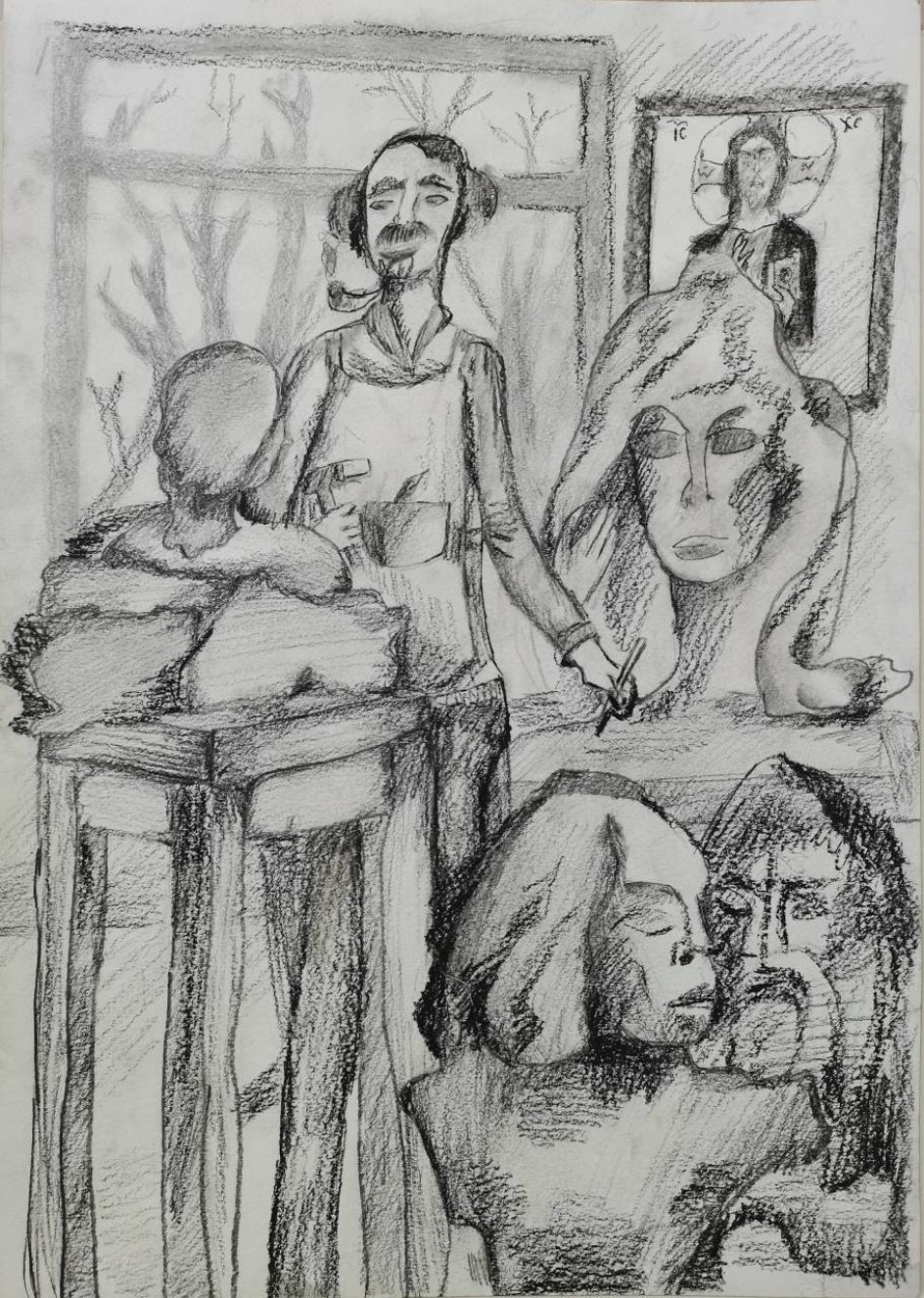 Мастерская скульптора