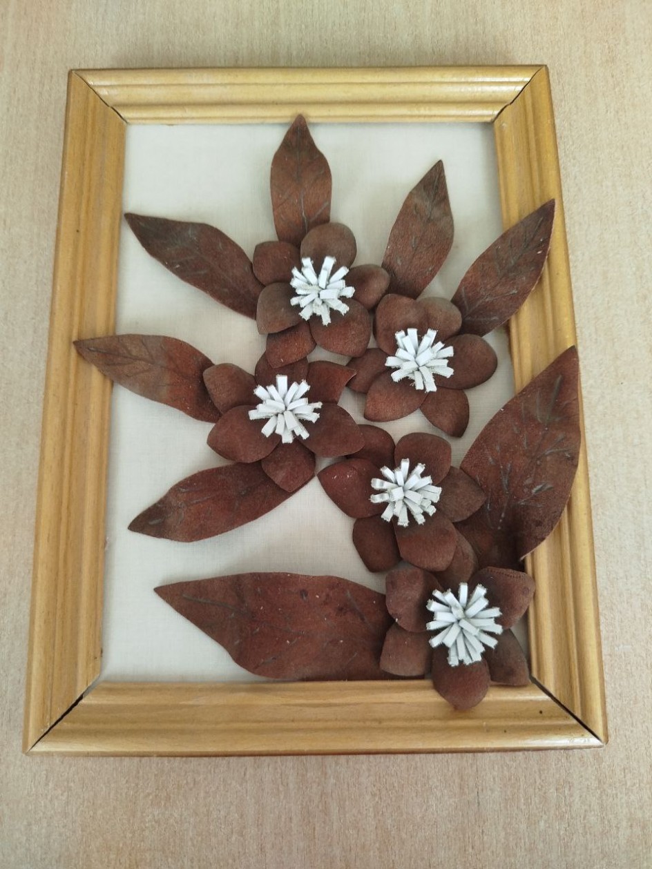 Панно "Фантазийные цветы"