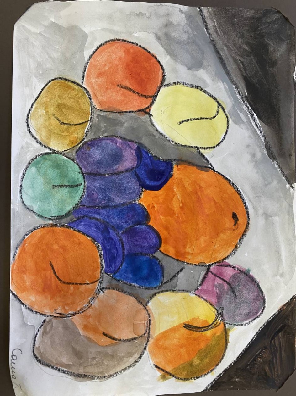 Блюдо с фруктами