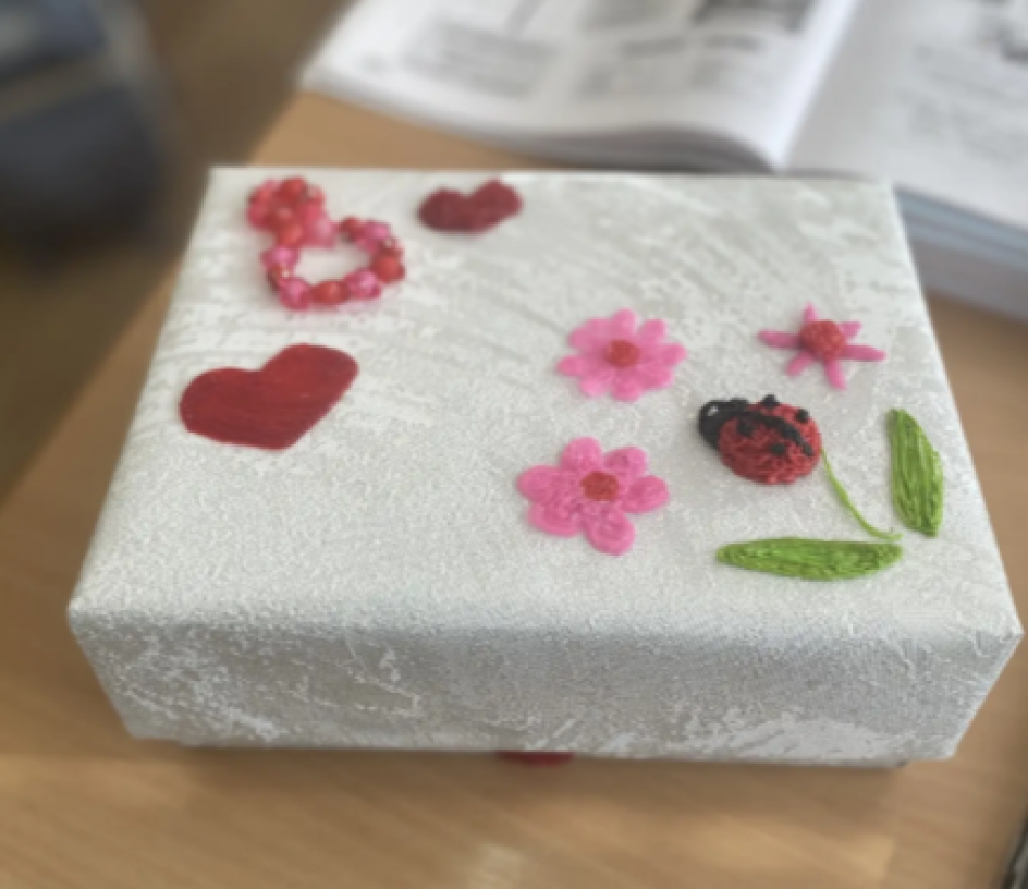 "Шкатулка моей любимой маме"