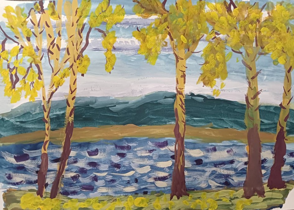 Осень на берегу Камы