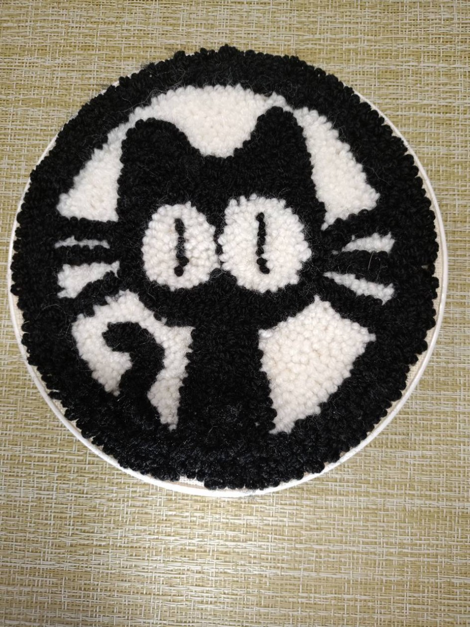 Панно Чёрный кот.