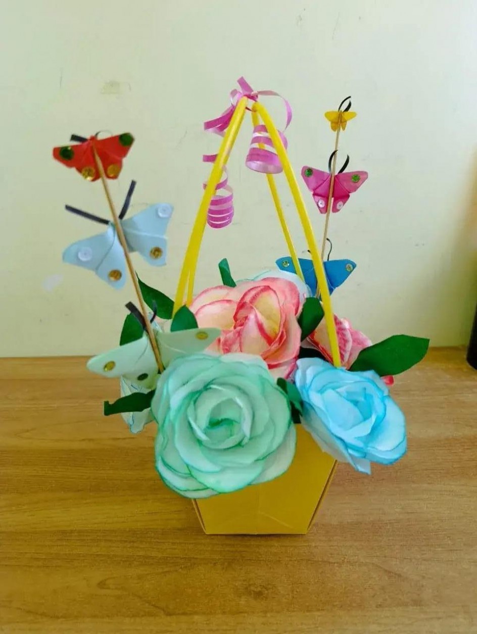 Цветы любимой маме!