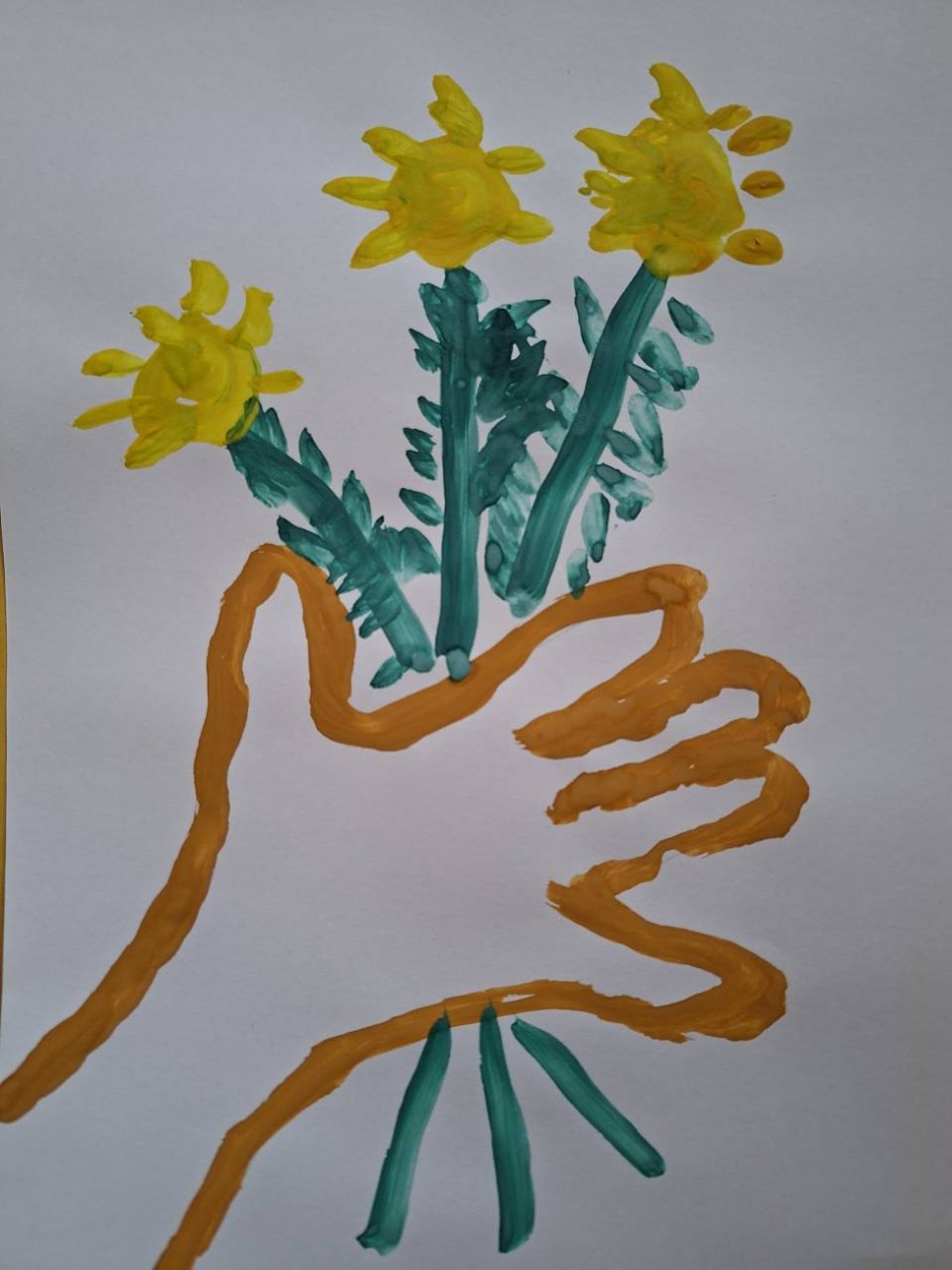 Букет маме.